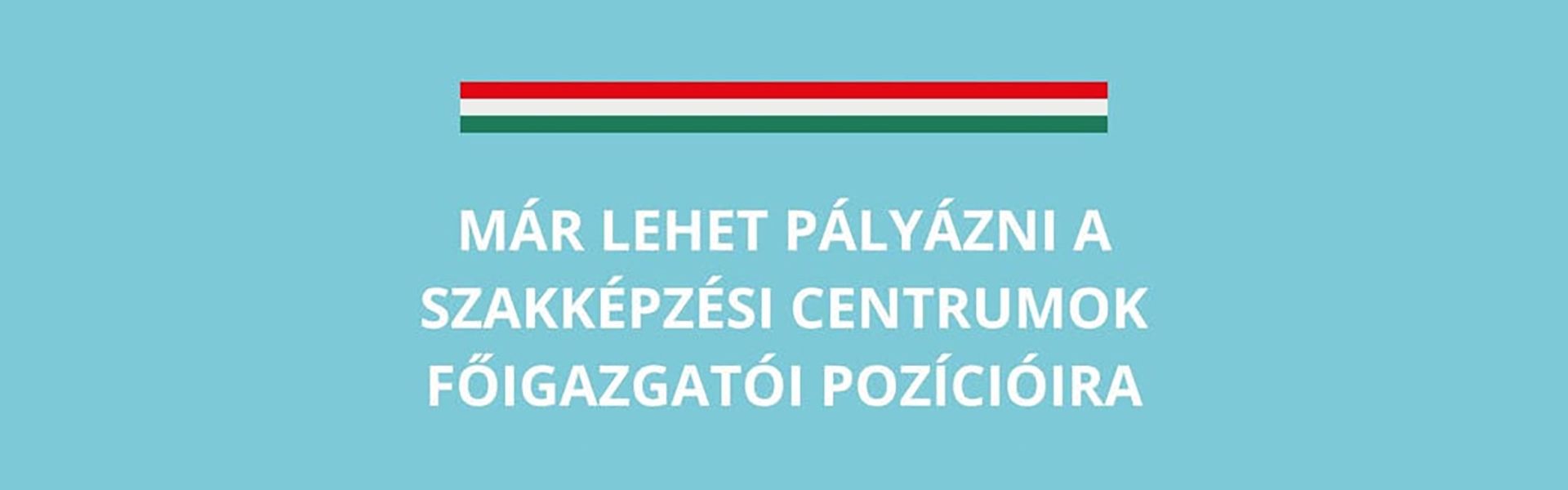 FŐIGAZGATÓI PÁLYÁZAT 2026